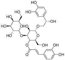 CAS#: 132278-04-7， [(2R,3R,4R,5R,6R)-6-[(2S)-2-(3,4-Dihydroxyphenyl)-2-Hydroxyethoxy]-5-Hydroxy-2-(Hydroxymethyl)-4-[(2S,3R,4S,5S,6R)-3,4,5-Trihydroxy-6-(Hydroxymethyl)Oxan-2-Yl]Oxyoxan-3-Yl] (E)-3-(3,4-Dihydroxyphenyl)Prop-2-Enoate