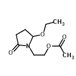 CAS#: 132288-53-0， 2-(2-Ethoxy-5-Oxo-1-Pyrrolidinyl)Ethyl Acetate