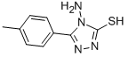 结构式 CAS# 13229-01-1, 4-氨基-5-P-甲苯基-4H-[1,2,4]三唑-3-硫醇