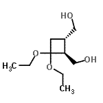 CAS#: 132294-14-5， [(1S,2S)-3,3-Diethoxy-1,2-Cyclobutanediyl]Dimethanol