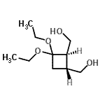 CAS#: 132294-22-5， [(1R,2R)-3,3-Diethoxy-1,2-Cyclobutanediyl]Dimethanol