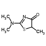 CAS#: 132354-25-7， 2-(Dimethylamino)-5-Methyl-1,3-Thiazol-4(5H)-One