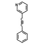 CAS#: 13238-38-5， 3-(Phenylethynyl)Pyridine