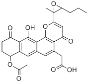 CAS#: 132412-65-8， 2-[8-Acetyloxy-12-Hydroxy-2-(2-Methyl-3-Propyloxiran-2-Yl)-4,11-Dioxo-9,10-Dihydro-8H-Naphtho[7,6-H]Chromen-5-Yl]Acetic Acid