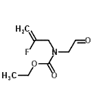 CAS#: 132414-75-6， Ethyl (2-Fluoro-2-Propen-1-Yl)(2-Oxoethyl)Carbamate