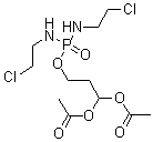 CAS#: 132432-63-4， N,N'-Bis(2-chloroethyl)-Phosphorodiamidic acid 3,3-bis(acetyloxy)propyl ester