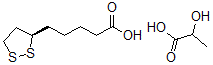 CAS#: 132461-39-3， 5-[(3R)-Dithiolan-3-Yl]Pentanoic Acid, 2-Hydroxypropanoic Acid