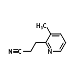 CAS#: 132554-23-5， 3-(3-Methyl-2-Pyridinyl)Propanenitrile