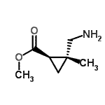 CAS#: 132592-87-1， Methyl (1R,2R)-2-(Aminomethyl)-2-Methylcyclopropanecarboxylate