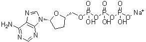 CAS#: 132619-65-9， 2',3'-Dideoxy-Adenosine5'-(Tetrahydrogen Triphosphate) Disodium Salt