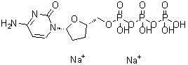 CAS#: 132619-66-0， 2',3'-Dideoxy-Cytidine5'-(Tetrahydrogen Triphosphate) Disodium Salt