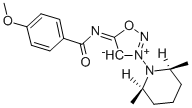 CAS#: 132722-74-8， N-[3-[(2S,6R)-2,6-Dimethylpiperidin-1-Yl]Oxadiazol-3-Ium-5-Yl]-4-Methoxybenzenecarboximidate