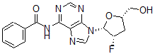CAS#: 132722-93-1， N-[9-[(2R,3S,5S)-3-Fluoro-5-(Hydroxymethyl)Oxolan-2-Yl]Purin-6-Yl]Benzamide