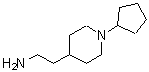结构式 CAS# 132740-61-5, 2-(1-环戊基-4-哌啶基)乙胺