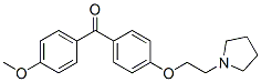 CAS 登录号：13278-77-8， 4-(beta(N-吡咯烷基)乙氧基)-4'-甲氧基二苯甲酮