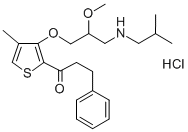 CAS#: 132798-26-6， 1-[3-[2-Methoxy-3-(2-Methylpropylamino)Propoxy]-4-Methylthiophen-2-Yl]-3-Phenylpropan-1-One Hydrochloride