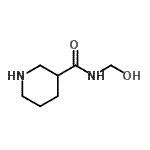 CAS#: 132801-78-6， N-(Hydroxymethyl)-3-Piperidinecarboxamide