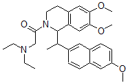CAS#: 132836-34-1， 2-Diethylamino-1-[6,7-Dimethoxy-1-[1-(6-Methoxynaphthalen-2-Yl)Ethyl]-3,4-Dihydro-1H-Isoquinolin-2-Yl]Ethanone