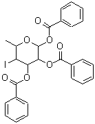 CAS#: 132867-78-8， 1,2,3-Tri-O-Benzoyl-4,6-Dideoxy-4-Iodohexopyranose