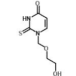 CAS#: 132885-31-5， 1-[(2-Hydroxyethoxy)Methyl]-2-Thioxo-2,3-Dihydro-4(1H)-Pyrimidinone