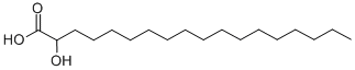 structure of CAS# 1330-70-7, Hydroxy-Octadecanoic Acid;6-Hydroxystearic Acid;Lmfa01050058