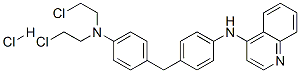CAS#: 133041-54-0， N-[4-[[4-[Bis(2-Chloroethyl)Amino]Phenyl]Methyl]Phenyl]Quinolin-4-Amine Hydrochloride
