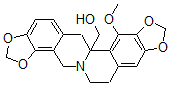 CAS#: 133086-83-6， 4,6,7,13-Tetrahydro-12-Methoxy-12bH-Bis(1,3)Benzodioxolo(5,6-a:4',5'-g)Quinolizine-12b-Methanol