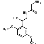 CAS#: 133163-28-7， N-[2-(2,5-Dimethoxyphenyl)-2-Hydroxyethyl]Glycinamide