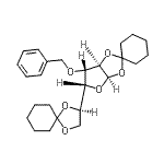 CAS#: 13322-88-8， (3aR,5R,6S,6aR)-6-Benzyloxy-5-[(3R)-1,4-Dioxaspiro[4.5]Decan-3-Yl]Spiro[3A,5,6,6A-Tetrahydrofuro[2,3-d][1,3]Dioxole-2,1'-Cyclohexane]