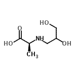 CAS#: 133278-68-9， N-(2,3-Dihydroxypropyl)-L-Alanine