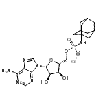 CAS#: 133310-22-2， Sodium 5'-O-[(adamantan-1-ylamino)phosphinato]adenosine