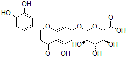 CAS#: 133360-47-1， (2S,3S,4S,5R,6S)-6-[(2R)-2-(3,4-Dihydroxyphenyl)-5-Hydroxy-4-Oxochroman-7-Yl]Oxy-3,4,5-Trihydroxyoxane-2-Carboxylic Acid