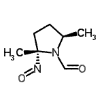CAS#: 133378-84-4， (2R,5R)-2,5-Dimethyl-2-Nitroso-1-Pyrrolidinecarbaldehyde