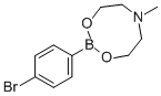 structure of CAS# 133468-58-3, 4-Bromophenylboronic Acid N-Methyl Diethanolamine Cyclic Ester;B1946g1;St5408815