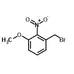 CAS#: 133486-62-1， 1-(Bromomethyl)-3-Methoxy-2-Nitrobenzene