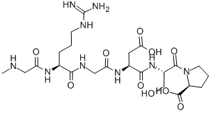 CAS#: 133525-11-8， (2S)-1-[(2S)-2-[[(2S)-2-[[2-[[(2S)-5-(Diaminomethylideneamino)-2-[(2-Methylaminoacetyl)Amino]Pentanoyl]Amino]Acetyl]Amino]-4-Hydroxy-4-Oxobutanoyl]Amino]-3-Hydroxypropanoyl]Pyrrolidine-2-Carboxylic Acid