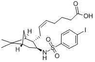 CAS#: 133538-58-6， (E)-7-[3-[(4-Iodophenyl)Sulfonylamino]-7,7-Dimethyl-2-Bicyclo[3.1.1]Heptanyl]Hept-5-Enoic Acid