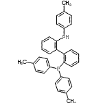 structure of CAS# 133545-24-1, Bis(4-Methylphenyl){2'-[(4-Methylphenyl)Phosphino]-2-Biphenylyl}Phosphine;(R)-(6,6'<wbr>-Dimethox<wbr>ybiphenyl<wbr>-2,2'-diy<wbr>l)bis[bis<wbr>(4-methyl<wbr>phenyl)ph<wbr>osphine];Bis(4-met<wbr>hylphenyl<wbr>){2'-[(4-<wbr>methylphe<wbr>nyl)phosp<wbr>hino]-2-b<wbr>iphenylyl<wbr>}phosphin;Bis(4-met<wbr>hylphenyl<wbr>){2'-[(4-<wbr>methylphe<wbr>nyl)phosp<wbr>hino]-2-b<wbr>iphenylyl<wbr>}phosphine