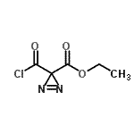 CAS#: 133587-70-9， Ethyl 3-(chlorocarbonyl)-3H-diazirene-3-carboxylate