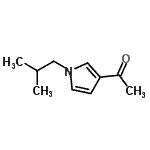 CAS#: 133611-44-6， 1-(1-Isobutyl-1H-Pyrrol-3-Yl)Ethanone