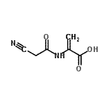 CAS#: 133626-26-3， 2-[(Cyanoacetyl)Amino]Acrylic Acid