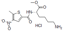 CAS#: 133628-32-7， Methyl (2S)-6-Amino-2-[(5-Methyl-4-Nitrothiophene-2-Carbonyl)Amino]Hexanoate Hydrochloride
