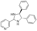 结构式 CAS# 133634-31-8, 3-[(4S,5S)-1,3-二甲基-4,5-二(苯基)咪唑烷-1,3-二鎓-2-基]吡啶