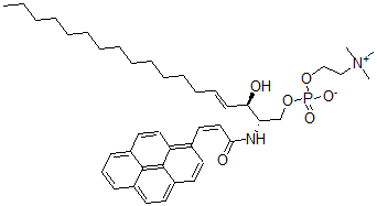 CAS#: 133733-42-3， [(E,2S,3R)-3-Hydroxy-2-[[(Z)-3-Pyren-1-Ylprop-2-Enoyl]Amino]Octadec-4-Enyl] 2-Trimethylazaniumylethyl Phosphate