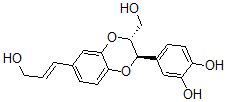 CAS#: 133838-65-0， 4-[(2R,3R)-2-(Hydroxymethyl)-7-[(E)-3-Hydroxyprop-1-Enyl]-2,3-Dihydro-1,4-Benzodioxin-3-Yl]Benzene-1,2-Diol