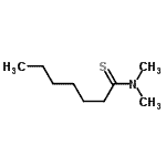 CAS#: 133896-91-0， N,N-Dimethylheptanethioamide