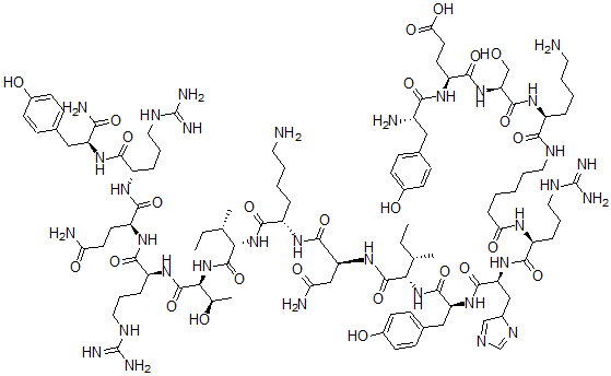 CAS#: 133970-32-8， (6-Aminohexanoic Acid(5-24),gamma-Glutamyl(2)-epsilon-Lysyl(30))Neuropeptide Y