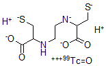 CAS#: 134009-45-3， Technetium-99-L,L-ethylenedicysteine