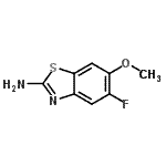 CAS#: 134057-48-0， 5-Fluoro-6-Methoxy-1,3-Benzothiazol-2-Amine