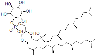 CAS#: 134067-43-9， [(2S)-2-[(7R,11R)-3-Hydroxy-3,7,11,15-Tetramethylhexadecoxy]-3-[(3R,7R,11R)-3,7,11,15-Tetramethylhexadecoxy]Propyl] [(2S,3R,5S,6S)-2,3,4,5,6-Pentahydroxycyclohexyl] Hydrogen Phosphate